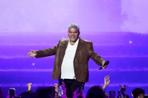 INGLEWOOD, CALIFORNIA - MAY 31: Luis Guzm·n speaks onstage during NETFLIX TUDUM 2025: THE LIVE EVENT at The Kia Forum on May 31, 2025 in Inglewood, California. (Photo by Amy Sussman/Getty Images for Netflix)