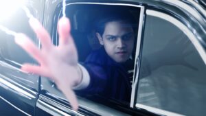 Wednesday. Isaac Ordonez aș Pugsley Addams in episode 201 of Wednesday. Cr. Courtesy of Netflix © 2025